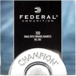 Federal Small Rifle Primers #205 Box of 1000 (10 Trays of 100)